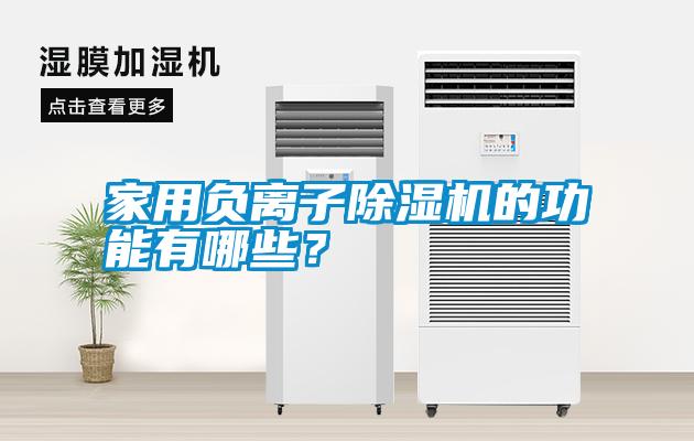 家用負(fù)離子除濕機(jī)的功能有哪些？