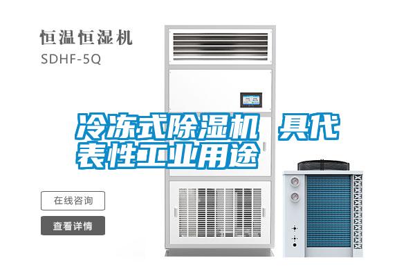 冷凍式除濕機 具代表性工業(yè)用途