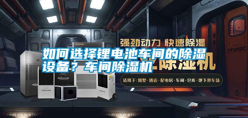 如何選擇鋰電池車間的除濕設(shè)備？車間除濕機(jī)