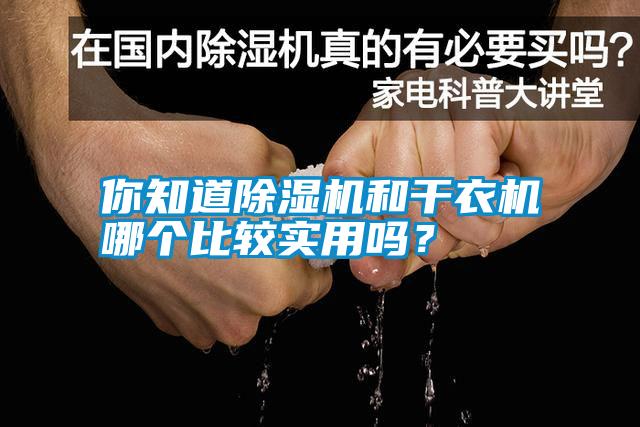 你知道除濕機(jī)和干衣機(jī)哪個(gè)比較實(shí)用嗎？