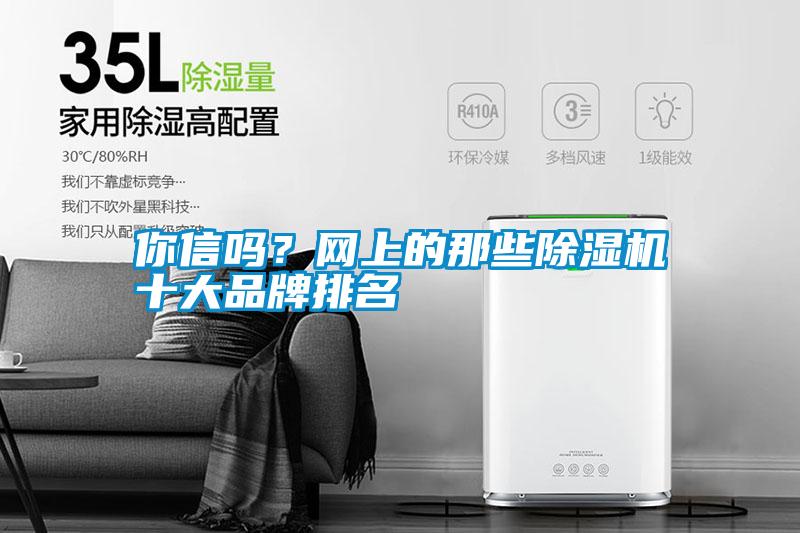 你信嗎？網(wǎng)上的那些除濕機(jī)十大品牌排名