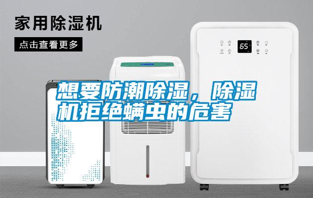 想要防潮除濕，除濕機(jī)拒絕螨蟲的危害