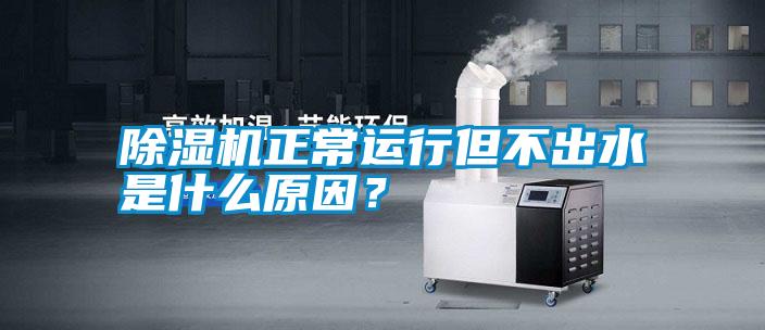 除濕機正常運行但不出水是什么原因？