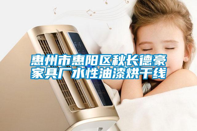 惠州市惠陽(yáng)區(qū)秋長(zhǎng)德豪家具廠水性油漆烘干線(xiàn)