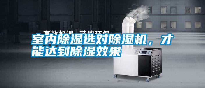 室內(nèi)除濕選對(duì)除濕機(jī)，才能達(dá)到除濕效果