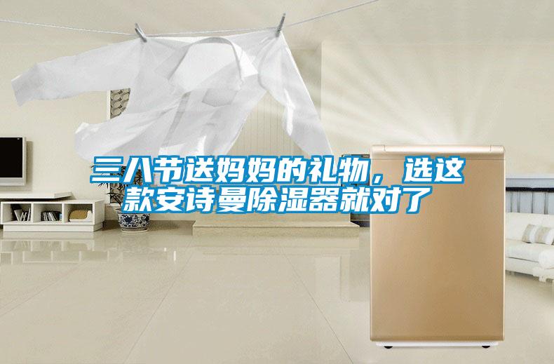 三八節(jié)送媽媽的禮物，選這款安詩曼除濕器就對了