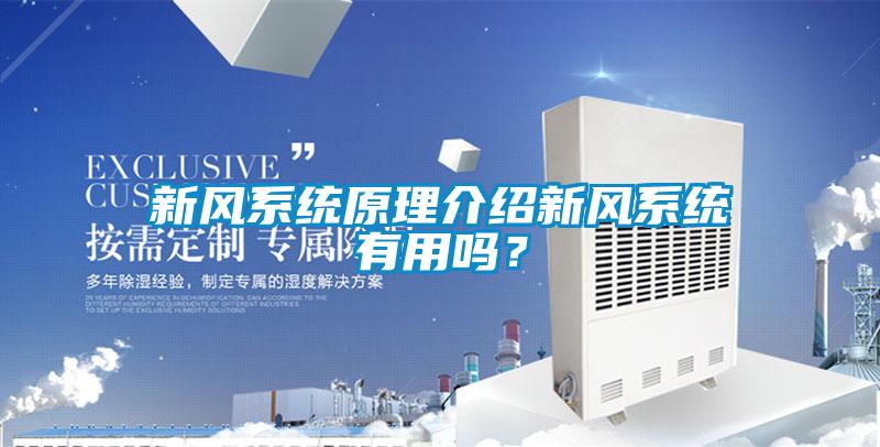 新風(fēng)系統(tǒng)原理介紹新風(fēng)系統(tǒng)有用嗎？