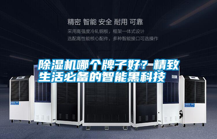 除濕機哪個牌子好？精致生活必備的智能黑科技