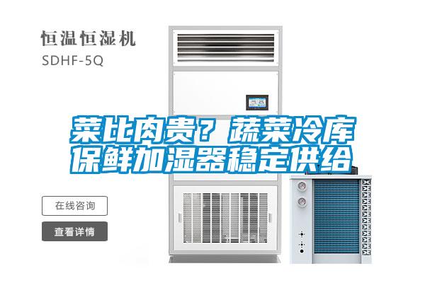 菜比肉貴？蔬菜冷庫保鮮加濕器穩(wěn)定供給