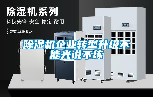 除濕機(jī)企業(yè)轉(zhuǎn)型升級(jí)不能光說(shuō)不練