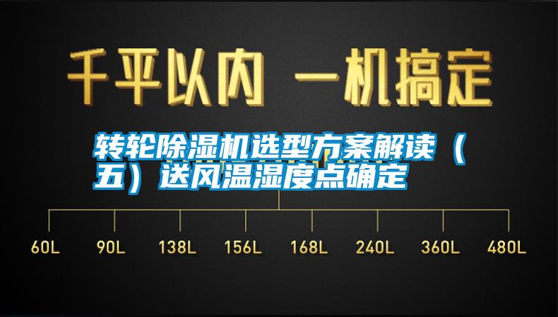 轉(zhuǎn)輪除濕機(jī)選型方案解讀（五）送風(fēng)溫濕度點確定