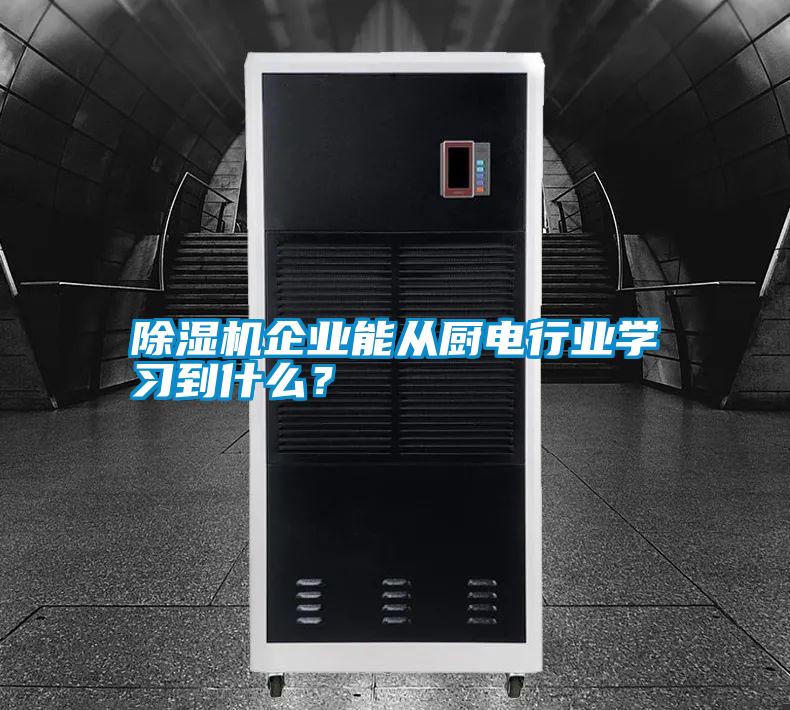 除濕機(jī)企業(yè)能從廚電行業(yè)學(xué)習(xí)到什么？