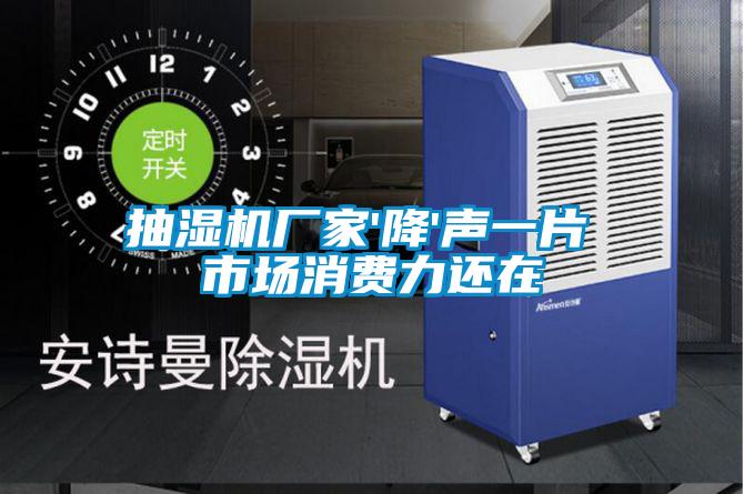 抽濕機(jī)廠家'降'聲一片 市場消費力還在