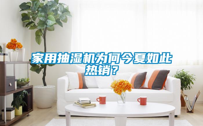 家用抽濕機(jī)為何今夏如此熱銷？