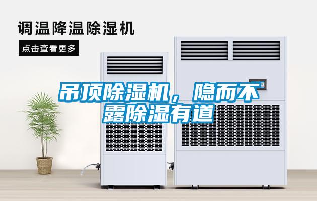 吊頂除濕機(jī)，隱而不露除濕有道
