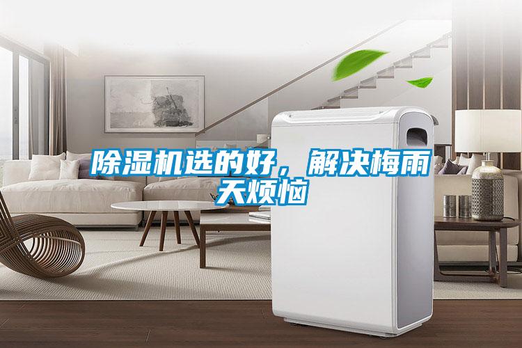 除濕機(jī)選的好，解決梅雨天煩惱