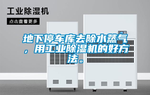地下停車庫去除水蒸氣，用工業(yè)除濕機的好方法。