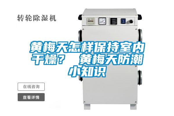 黃梅天怎樣保持室內(nèi)干燥？ 黃梅天防潮小知識(shí)