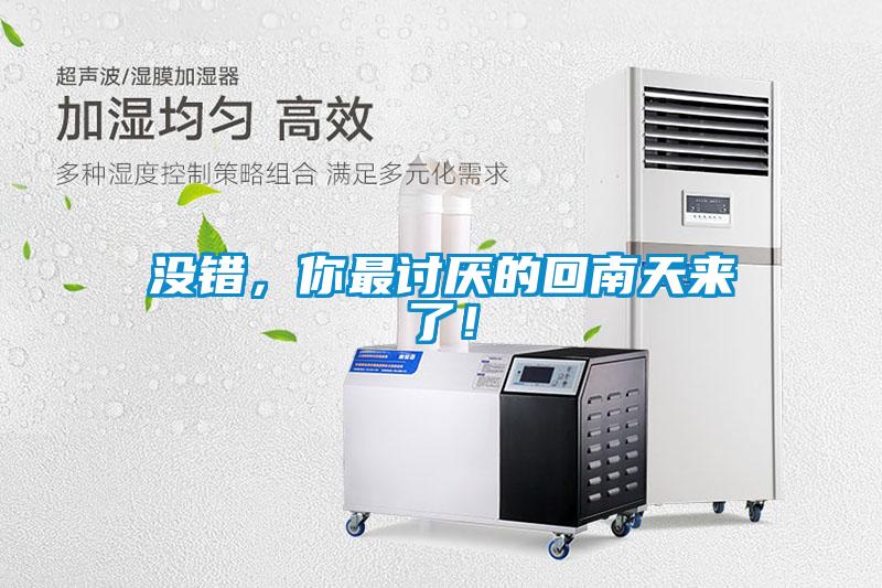 沒錯，你最討厭的回南天來了！