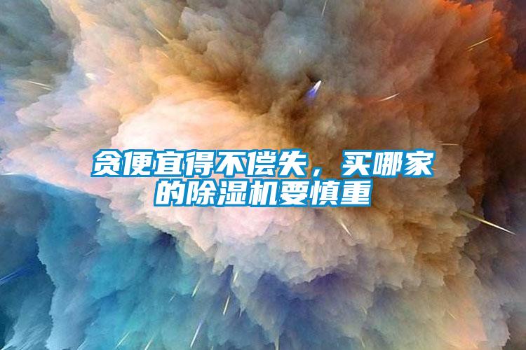 貪便宜得不償失，買哪家的除濕機(jī)要慎重