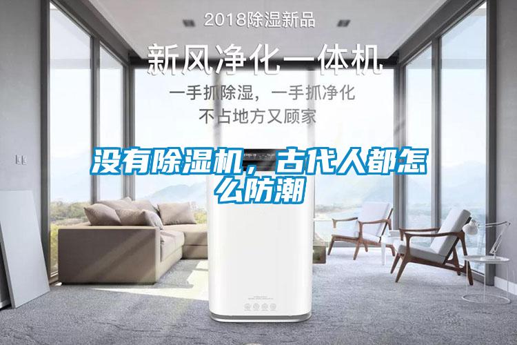 沒有除濕機，古代人都怎么防潮