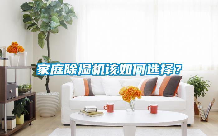 家庭除濕機(jī)該如何選擇？