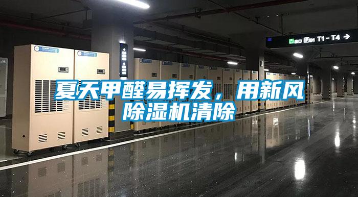 夏天甲醛易揮發(fā)，用新風(fēng)除濕機清除