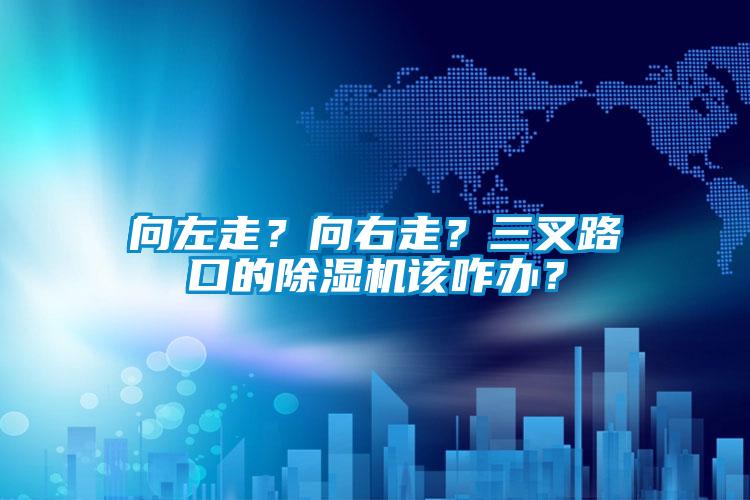 向左走？向右走？三叉路口的除濕機(jī)該咋辦？