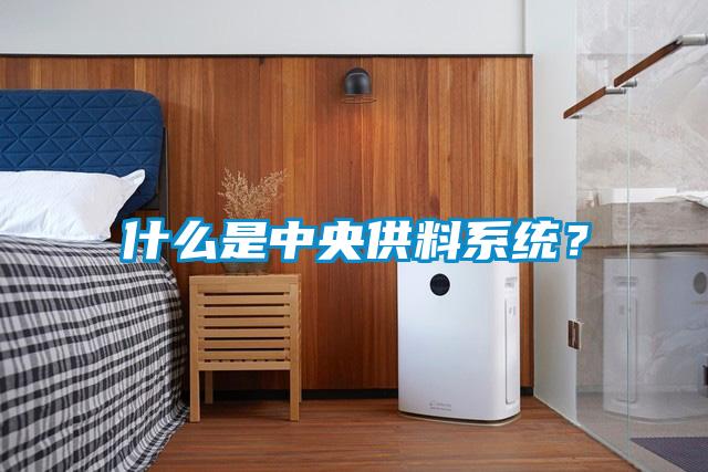 什么是中央供料系統(tǒng)？