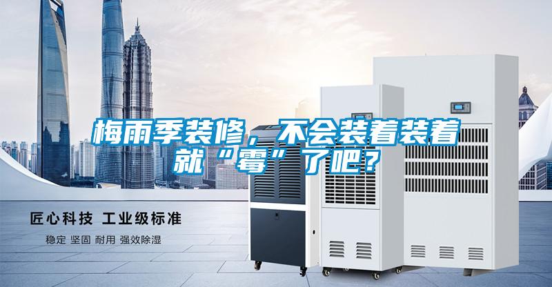 梅雨季裝修，不會(huì)裝著裝著就“霉”了吧？
