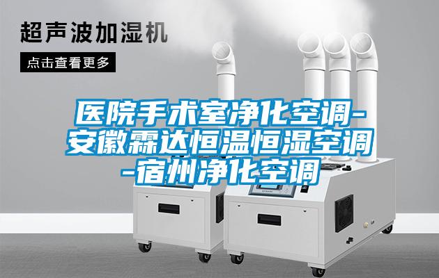 醫(yī)院手術(shù)室凈化空調(diào)-安徽霖達恒溫恒濕空調(diào)-宿州凈化空調(diào)