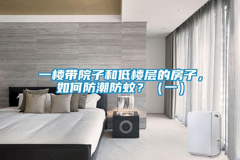 一樓帶院子和低樓層的房子，如何防潮防蚊？（一）