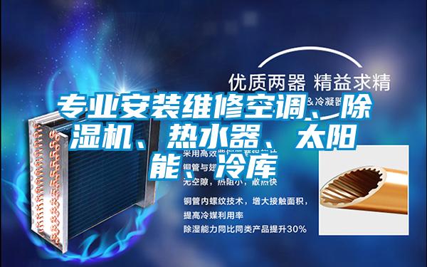 專(zhuān)業(yè)安裝維修空調(diào)、除濕機(jī)、熱水器、太陽(yáng)能、冷庫(kù)