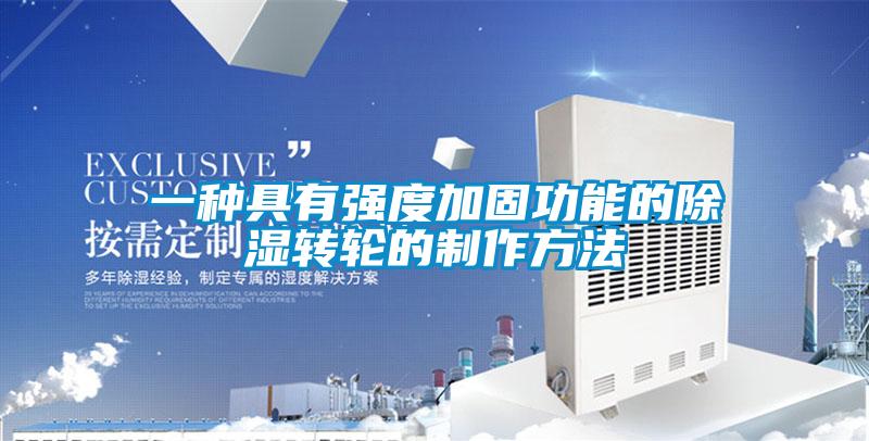一種具有強度加固功能的除濕轉(zhuǎn)輪的制作方法