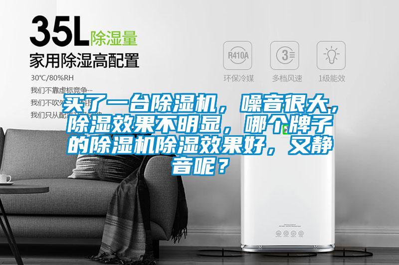 買(mǎi)了一臺(tái)除濕機(jī)，噪音很大，除濕效果不明顯，哪個(gè)牌子的除濕機(jī)除濕效果好，又靜音呢？