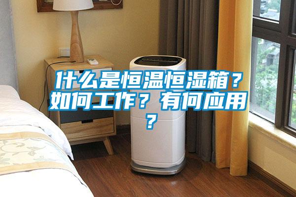 什么是恒溫恒濕箱？如何工作？有何應用？