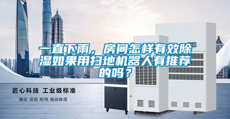 一直下雨，房間怎樣有效除濕如果用掃地機器人有推薦的嗎？