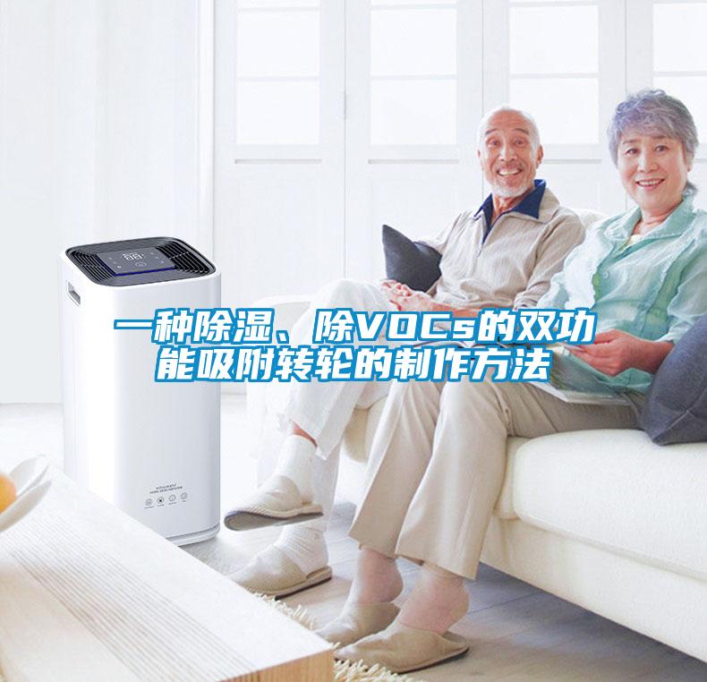 一種除濕、除VOCs的雙功能吸附轉(zhuǎn)輪的制作方法