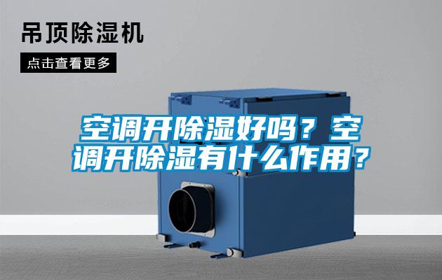 空調(diào)開除濕好嗎？空調(diào)開除濕有什么作用？