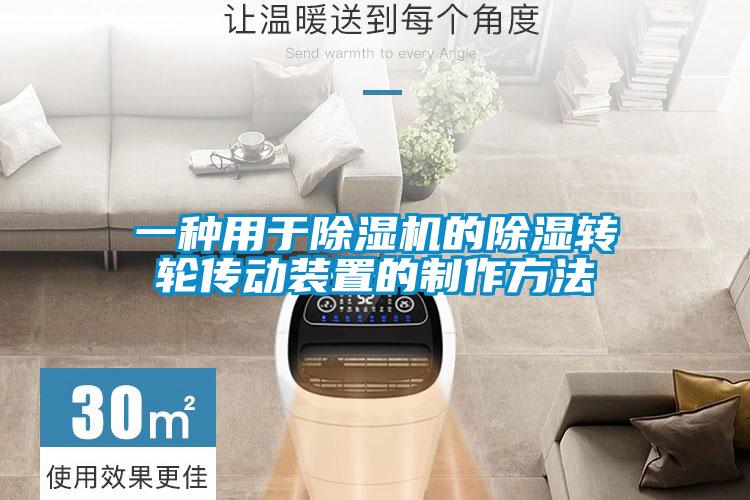 一種用于除濕機(jī)的除濕轉(zhuǎn)輪傳動裝置的制作方法