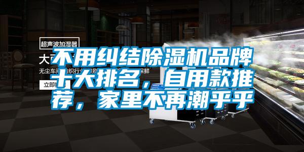 不用糾結(jié)除濕機(jī)品牌十大排名，自用款推薦，家里不再潮乎乎