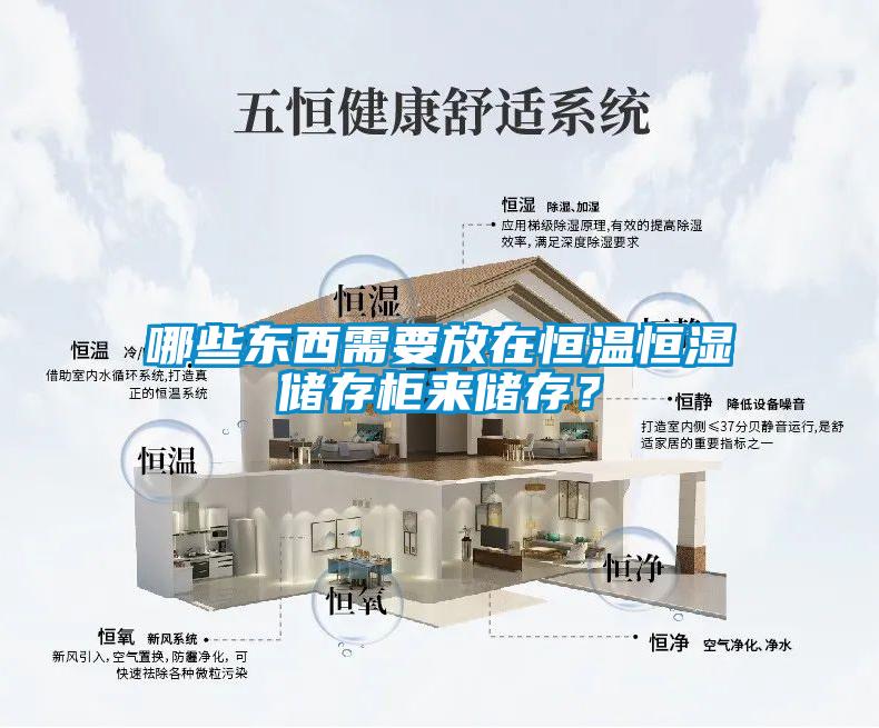 哪些東西需要放在恒溫恒濕儲(chǔ)存柜來(lái)儲(chǔ)存？
