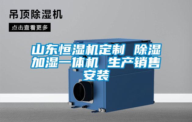 山東恒濕機定制 除濕加濕一體機 生產銷售安裝