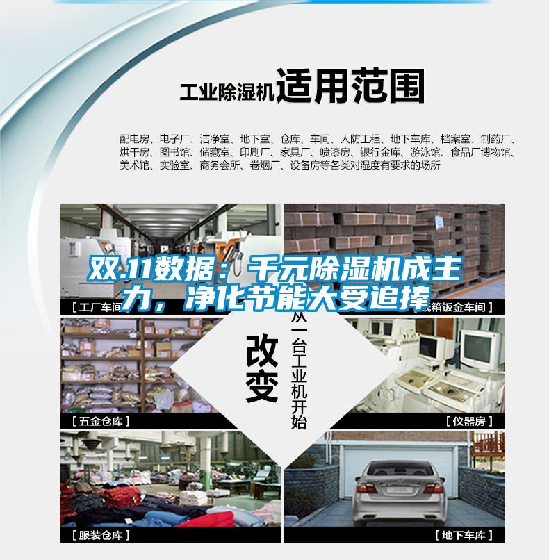 雙.11數(shù)據(jù)：千元除濕機(jī)成主力，凈化節(jié)能大受追捧