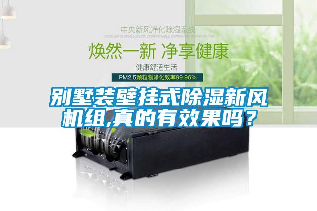 別墅裝壁掛式除濕新風(fēng)機(jī)組,真的有效果嗎？