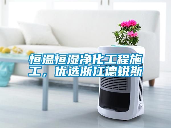 恒溫恒濕凈化工程施工，優(yōu)選浙江德銳斯