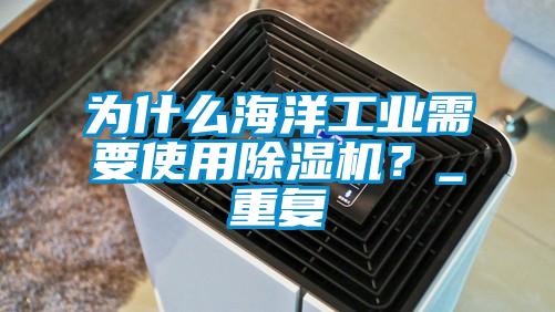 為什么海洋工業(yè)需要使用除濕機(jī)？_重復(fù)