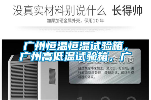 廣州恒溫恒濕試驗箱，廣州高低溫試驗箱，廣