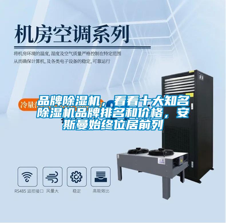 品牌除濕機，看看十大知名除濕機品牌排名和價格，安斯曼始終位居前列