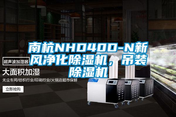 南杭NHD40D-N新風凈化除濕機，吊裝除濕機